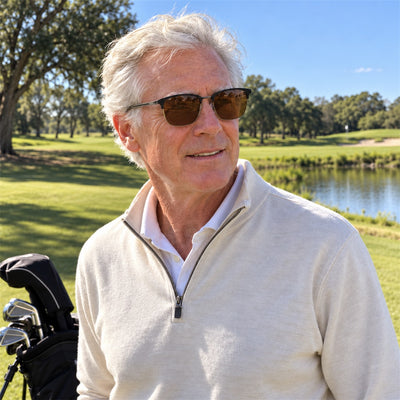 Golfer wearing VEO BALLHAWK CLASSIC on the course